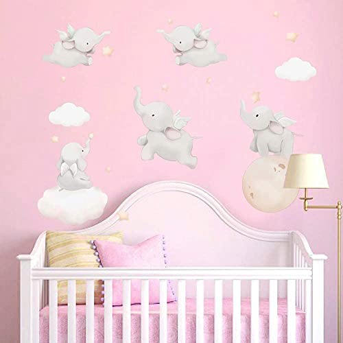 Pegatinas de Pared para Habitación de Bebé, Vinilos Infantiles para Pared, Pegatinas de Pared Para Dormitorio Infantil, Lindas Pegatinas de Pared, para Dormitorios de Niñas