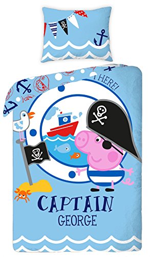 Peppa Pig Niños Ropa de cama 140 x 200 cm Captain George