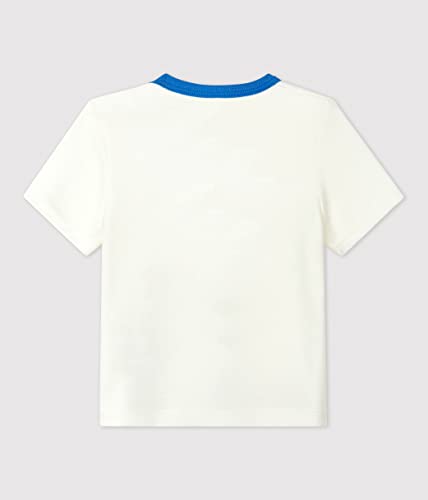 Petit Bateau A044h Camiseta, Blanco, 24 Meses para Bebés