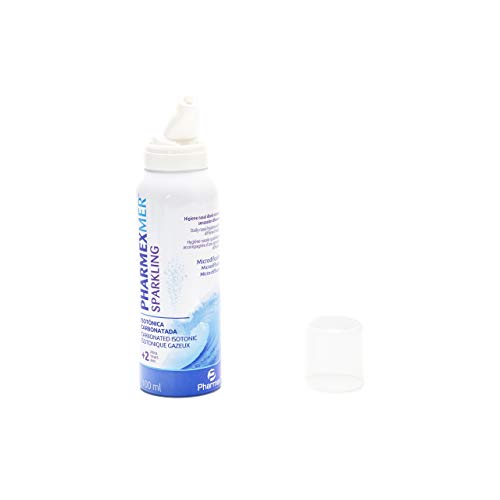 Pharmexmer Espray Sparkling - Agua De Mar Congestión Nasal - Isotónica Carbonatada - Higiene Nasal Diaria Con Sensación Diferente - 100 ml