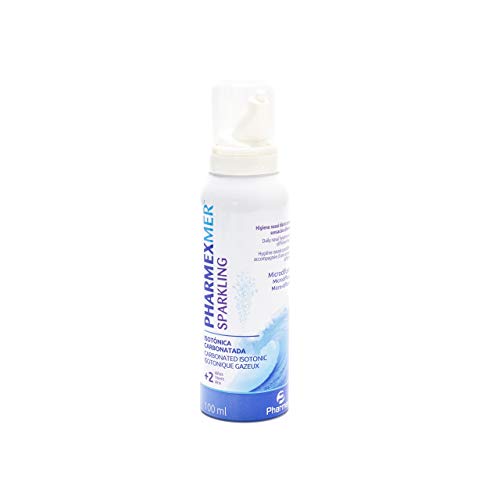 Pharmexmer Espray Sparkling - Agua De Mar Congestión Nasal - Isotónica Carbonatada - Higiene Nasal Diaria Con Sensación Diferente - 100 ml