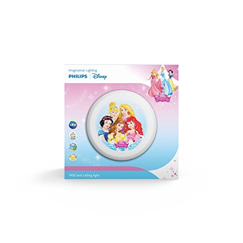 Philips Lighting Princess Iluminación infantil, LED integrado, regulable, 24 W, Rosa