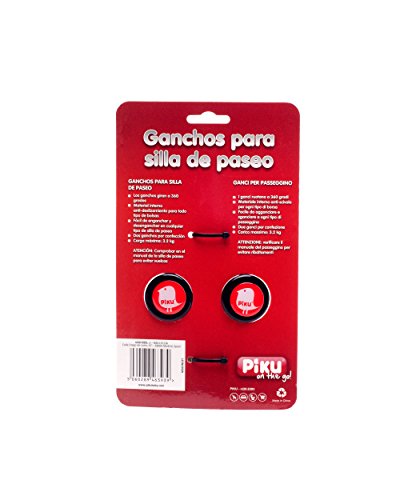 Piku Ni20.6393 - Ganchos para carrito bebé Piku on the Go