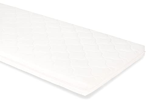 Pinolino 500060 colchón de cama infantil «luna up» pequeño, 120 x 60 cm, blanco, 2130 g