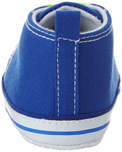 Playshoes Primeros Zapatos Cordones, Zapatillas Casual, Unisex bebé, Azul (Blue 7), 17 EU