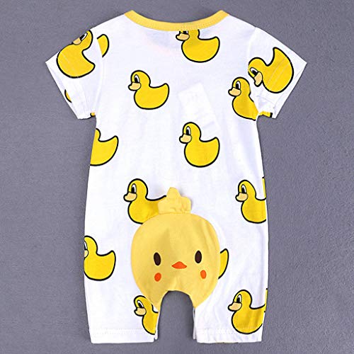 POLP Ropa Bebe Niño Verano Monos Recién Nacido Unisex Manga Corta Mono Conjuntos para Niño Niña Pantalones Cortos Bebe Monos Mameluco Tops 3 a 18 Meses 1PC