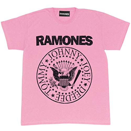 Popgear Ramones Sello Camiseta de los Muchachos de los Rosas bebés 4-5 años