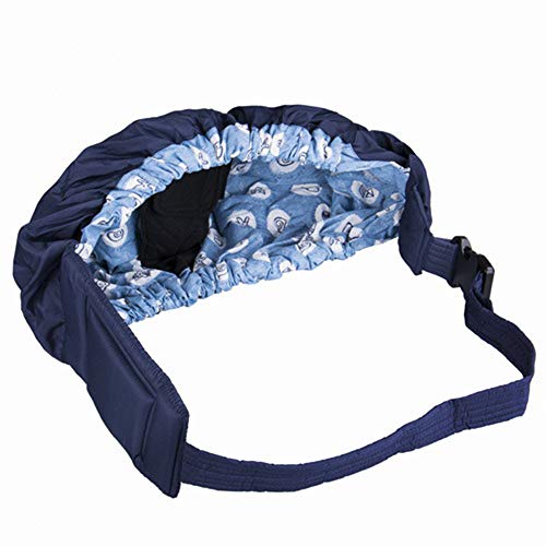 Portabebé Baby Wrap Porta Bebé Funda De Lactancia De Algodón Portabebés Suave Y Cómodo Transpirable Y Ligero,Blue Flower