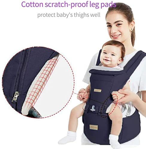 Portabebé convertible 4 en 1|Mochila Porta Bebé adecuado para recién nacidos y niños pequeños de 3 a 48 meses (3,5 a 20 kg) ajustable unisex