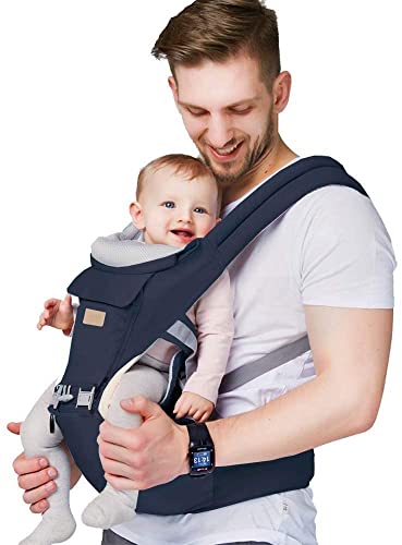 Portabebé convertible 4 en 1|Mochila Porta Bebé adecuado para recién nacidos y niños pequeños de 3 a 48 meses (3,5 a 20 kg) ajustable unisex