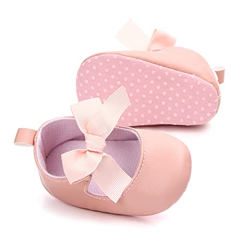 Princesa - Zapatos de senderismo para niña, zapatos suaves para niños y bebés, rosa, 0-3Months