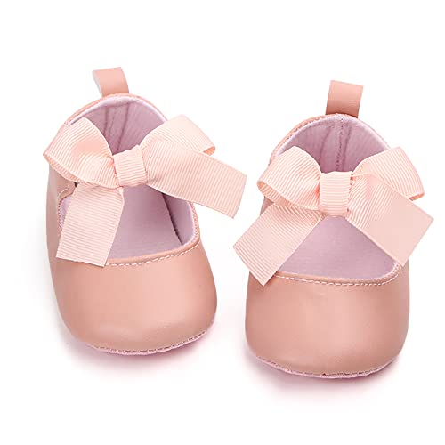 Princesa - Zapatos de senderismo para niña, zapatos suaves para niños y bebés, rosa, 0-3Months