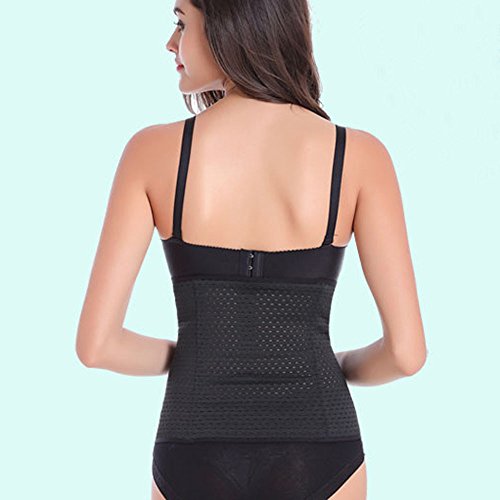 Proumy Fajas Reductoras Adelgazantes Transpirable Mujer Sexy Corset Abdominal Elástico Goma Corpiño Seis Pilas de Hebillas Underbust Shapewear Moldeadora Ropa Apretada Bustier Siamés Talla Grande