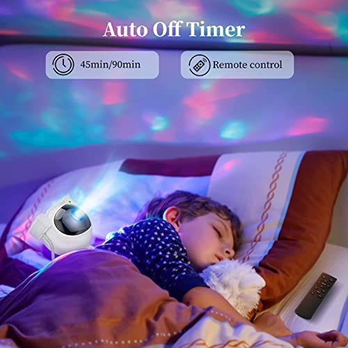 Proyector LED de cielo estrellado, proyector de astronauta para decorar habitaciones, ambiente de luz nocturna, regalo para niños y adultos, fiesta en casa