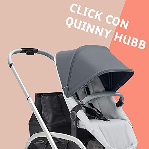 Quinny, Cestilla de compra XXL Hubb para el cochecito Quinny Hubb Mono, gran cestilla de almacenamiento