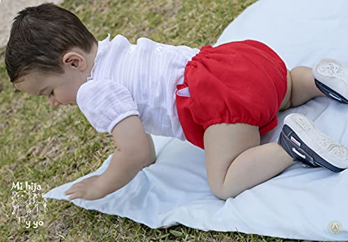 Ranita Pelele sin Tirantes para bebé niños Desde 3 Meses a 36 Meses. Hecho a Mano. COLECCIÓN MANDARA