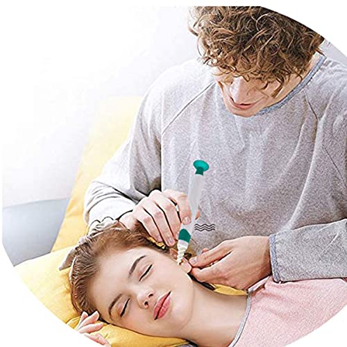 Removedor de cerumen, juego de limpiador de cerumen giratorio, removedor de cerumen de agarre q, cuchara de oído en espiral segura y suave de 360 grados, adecuada para toda la familia-16 piezas