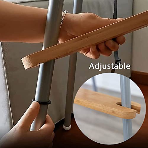 Reposapiés para silla alta, compatible con IKEA Antilop ajustable para silla alta, reposapiés de madera antideslizante, para IKEA