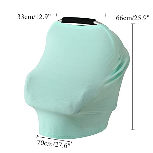 Rysmliuhan Shop Nursing Cover Bufanda De EnfermeríA Mama Cubierta de alimentación Amamantamiento de Muselina La Lactancia Materna Bufandas Green