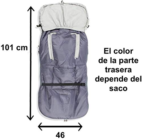 Saco Silla Paseo Universal Polar OFERTA Danielstore (Dino gris)