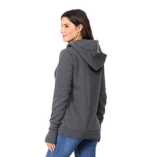 SamMoSon Blusa Embarazada Encaje Mujer Lactancia Manga Larga Navidad Premama Blusas De Embarazada Sudaderas con Capucha De Maternidad De Maternidad De Manga Larga con Capucha De Lactancia Sudaderas