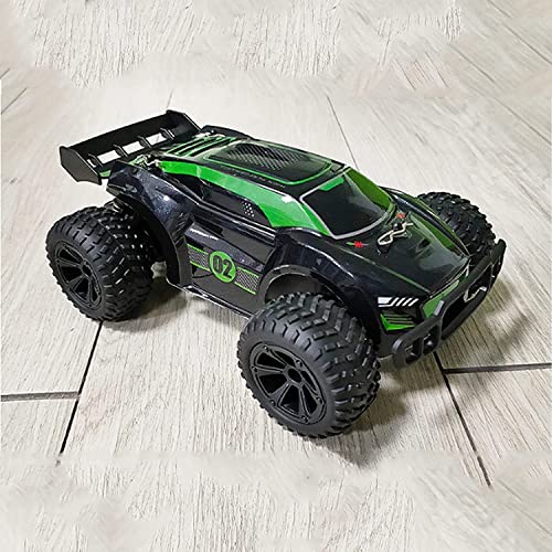 Sananke Green High Speed ​​Racing Cars 15 Km/H Coche De Control Remoto, 4WD Off-Road Drift Climbing Vehicle 2.4Ghz Radio Control Todo Terreno Monster Truck Hobby Juguetes para Niños Y Adultos