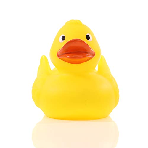 Schnabels Pato de baño Wings – Regalo de cumpleaños para niños, bebé, Amigo, niña, niño, Divertido y Original, Amuleto de la Suerte, Juguete, Pato, alas de decoración, artículo para bañera