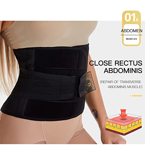 SGSG Recortador de Cintura Cinturón de Abdomen, Cinturón de Adelgazamiento de Peso perdido, Cinturón de recortador de Barriga Abdomen Abdominal Binder Vientre, Postp