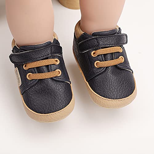 Sheey Zapatos para Niños Pequeños Moda Infantil de Color Sólido Cuero Antideslizante Sandalias de Suela Blanda Resistentes al Desgaste Niña Bebé Recién Nacido Otoño Invierno Colegio