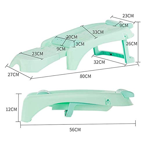 Silla de champú La mujer embarazada champú Silla plegable hijos de champú Habitación con cama plegable Baby Shampoo PP + TPE material elástico ajustable / fácil de plegar de soporte de carga 50 kg Sob