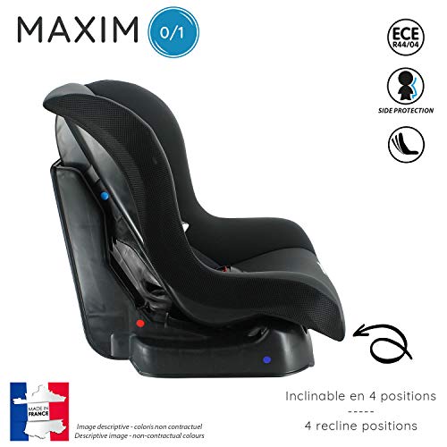 Silla de Coche para Bebe Maxim Grupo 0/1 (0-18kg) -Made in France - Mickey First