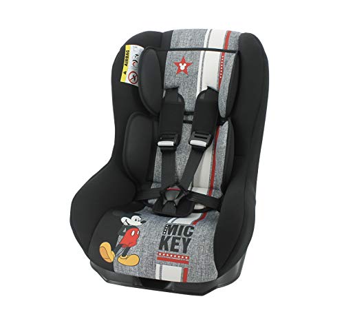 Silla de Coche para Bebe Maxim Grupo 0/1 (0-18kg) -Made in France - Mickey First