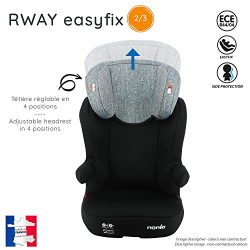 Silla de coche para elevador RWAY easyfix grupo 2/3 (15-36kg) - con proteccion lateral - Disney Princess