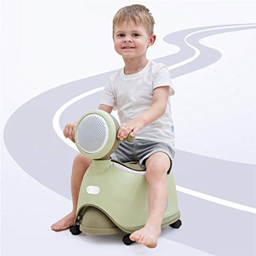 Siuber Potty bebé Entrenamiento con Ruedas, niños Potties Asientos Step Taburete, Silla de Entrenador Infantil, asa cómoda y Movilidad, fácil de Limpiar para niños pequeños.