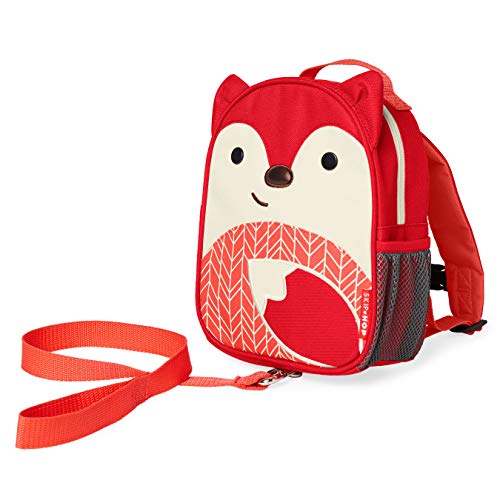 Skip Hop Zoo - Mochila infantil con correa de seguridad, diseño de zorro Ferguson