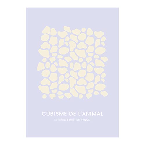 SKLUM Lámina Decorativa (50x70 cm) Cubisme Papel Violeta Lavanda