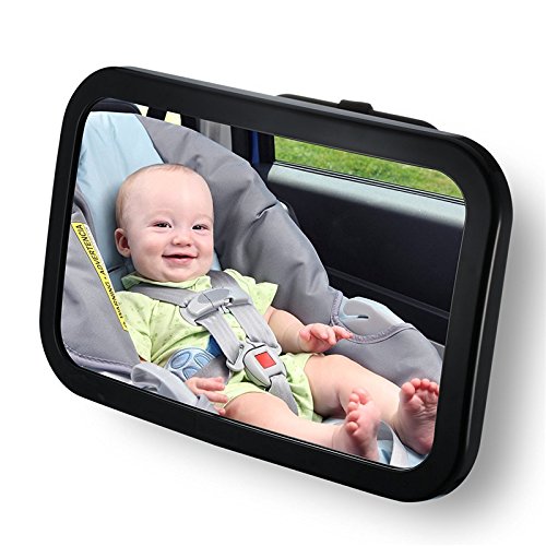 Skyeye Espejo Retrovisor Ajustable para Bebés de 360 Grados para Monitorear el Bebé del Automóvil, Adecuado para Asientos Infantiles Orientados hacia Atrás