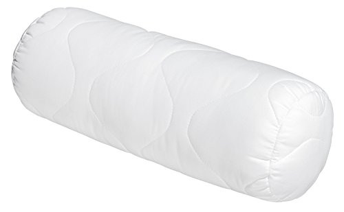 sleepling Komfort 190019 Almohada cilíndrica 15 x 40 cm, Blanco