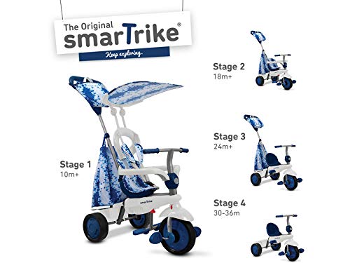 smarTrike Spirit Trike - Triciclo para bebé (1 año), Color Azul