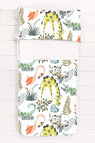 Sokios. Saco Nórdico Animals.Confort y Sujeción para Niños. Saco Infantil + Funda Almohada+Bajera. Cuna 70X140/Con Relleno de 125 gr. Fibra Airbel.