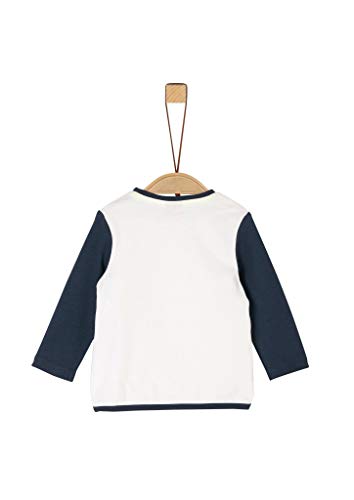 s.Oliver Junior T-Shirt Langarm Camiseta , crema ( 210 ) , 80 para Bebés