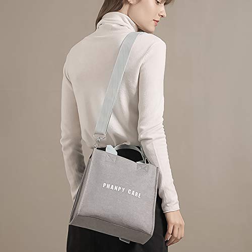 SONARIN Pequeño Ligero Bolso para cambiar pañales para bebé,Bolsa de hombro,Bolsa de pañales con correa para el cochecito,Adecuado para viajes cortos, Gran capacidad, Impermeable(Gris)