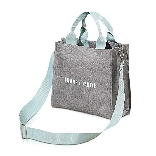 SONARIN Pequeño Ligero Bolso para cambiar pañales para bebé,Bolsa de hombro,Bolsa de pañales con correa para el cochecito,Adecuado para viajes cortos, Gran capacidad, Impermeable(Gris)