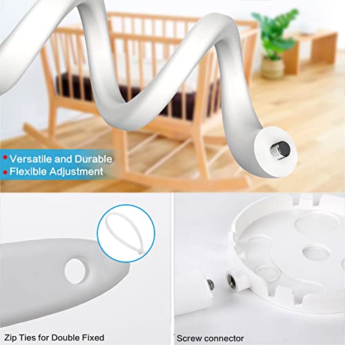 Soporte de monitor para vigilabebés Philips Avent SCD843/26, SCD833/26, SCD630/26, soporte multifunción flexible para monitor de bebé Philips Avent Video Baby Monitor, Video Baby Monitor