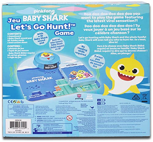 Spin Master Jogo de Aventuras Pinkfong Baby Shark-“Let’s go Hunt” Game (6054148)