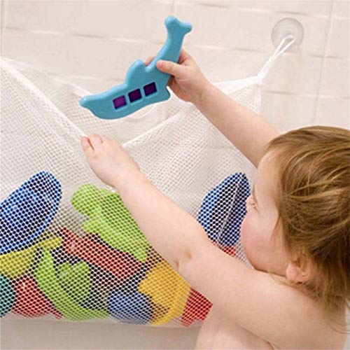 sprwater Juguetes de baño Organizador Durable del Juguete del bebé Hamaca Bolso Colgante con 2 ventosas Usual