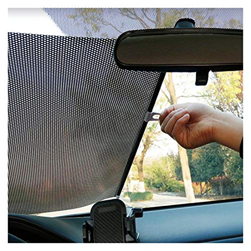 Srfghjs Cortina de Coche Túnel de retráctil Bloqueador Solar del Obturador de la Ventana Lateral del Bloque Punto Net sombrilla del Coche del Bloque de Sun (Color : Black40x125)