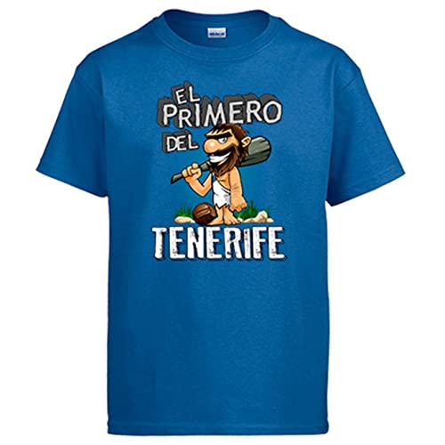 stampats Camiseta Frase el Primero del Tenerife para hincha de su Equipo de fútbol - Azul Royal, 12-14 años