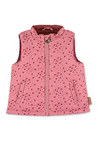 Sterntaler Steppweste Herzen Chalecos suteres, Rosa, 6 Mes para Bebés