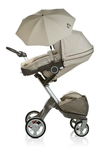 Stokke - Sombrilla para capazo y silla de paseo gris vigoré